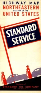 1941 Standard Oil Indiana Road Map: Northeastern United States NOS - Picture 1 of 1