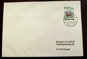 COVER POSTALLY USED BIRDS WILDLIFE DENMARK DANMARK GREENLAND GRONLAND - Picture 1 of 1