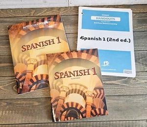 3 PC BJU SPANISH 1 2nd Edition - Student Text, Activities Manual and Handouts - Picture 1 of 6