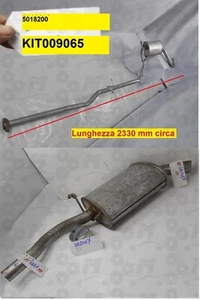 Silenziatore centrale e posteriore di scarico motore Ford Escort XR3 96 HP 81-82 - Picture 1 of 7