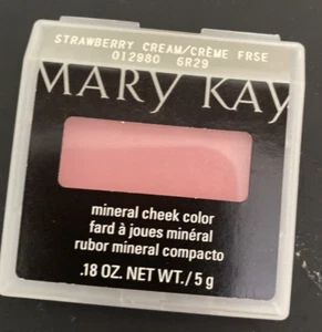 Mary Kay STRAWBERRY CREAM Mineral Cheek Color .18 oz NEW #012980 - Picture 1 of 1