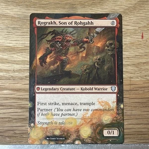 Rograkh, Son of Rohgahh Altered Hand-Painted MTG Card border extension - Picture 1 of 5