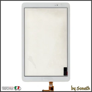 VETRO TOUCH SCREEN PER HUAWEI MEDIAPAD T1-10 T1-A22L T1-10 T1-A23L BIANCO - Foto 1 di 1