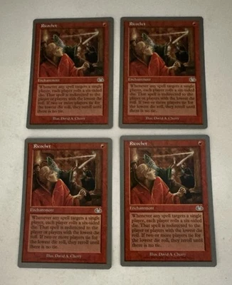 MTG X4 * Ricochet X4  NM/M  NP Unglued Regular  SellbyCyn - Image 1 of 4