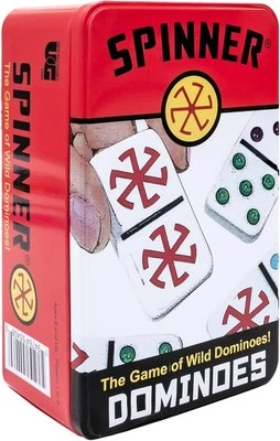 Front Porch Classics, Spinner Colored Dot Dominoes Set, On-The-Go Travel...  - Image 1 of 4
