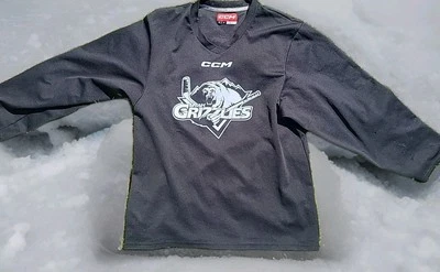  Utah Grizzlies ECHL CCM Hockey Jersey Black Size Small - Image 1 of 4