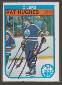 Autogramm 82/83 OPC Pat Hughes - Oilers - Bild 1 von 1