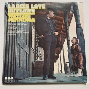 Waylon Jennings Ladies Love Outlaws Vinyl Record 12” 33 RPM LSA 3142 RCA 1972 - Picture 1 of 24