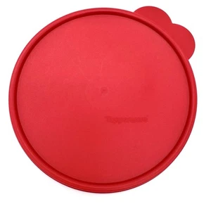 Sello de tapa de repuesto con pestañas redondas Tupperware ROJO 7 PULGADAS 2517A - Imagen 1 de 11