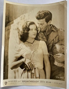 Foto de prensa de David Bryan John Agar de colección de la Segunda Guerra Mundial de 1950 8x10 - Imagen 1 de 2