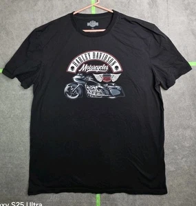Harley Davidson T-Shirt Südafrika Herren 3XL Schwarz Top Zustand - Bild 1 von 11