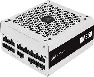 RM Series (2021), White, RM850, 850 Watt, 80 plus Gold Certified, Fully Modular - Picture 1 of 7