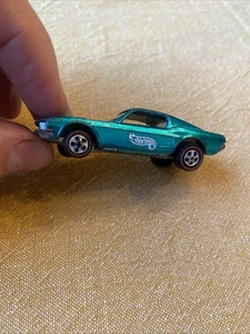 1968 Hot wheels Redline Custom Mustang Rare Color Light Aqua Blue Mix. Selten!!! - Bild 1 von 16