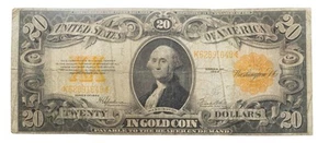 1922 $20 Gold Certificate 1187 - Bild 1 von 2