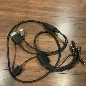 Universal Component AV/S-Video Switch Cable for Xbox 360 / PS2 / PS3 / Wii - 6' - Picture 1 of 4