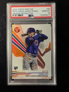 2024 Topps Pristine - Orange Refractor #90 Pete Crow - Armstrong /25 (RC) - Bild 1 von 3