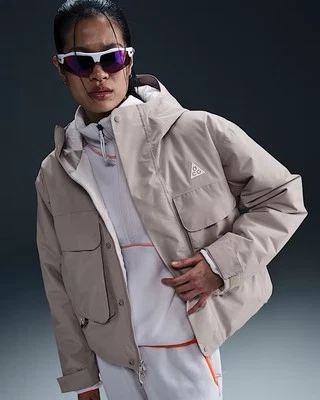 NEW Nike ACG Women Size L ACG Storm-FIT ADV Jacket Grey ‘Skull Peak’ FV7327-009 - Image 1 of 4