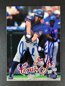 Jose Cruz Jr. 1998 Fleer Ultra Blue Jays In Person IP TTM Signed Auto Autograph - Picture 1 of 3