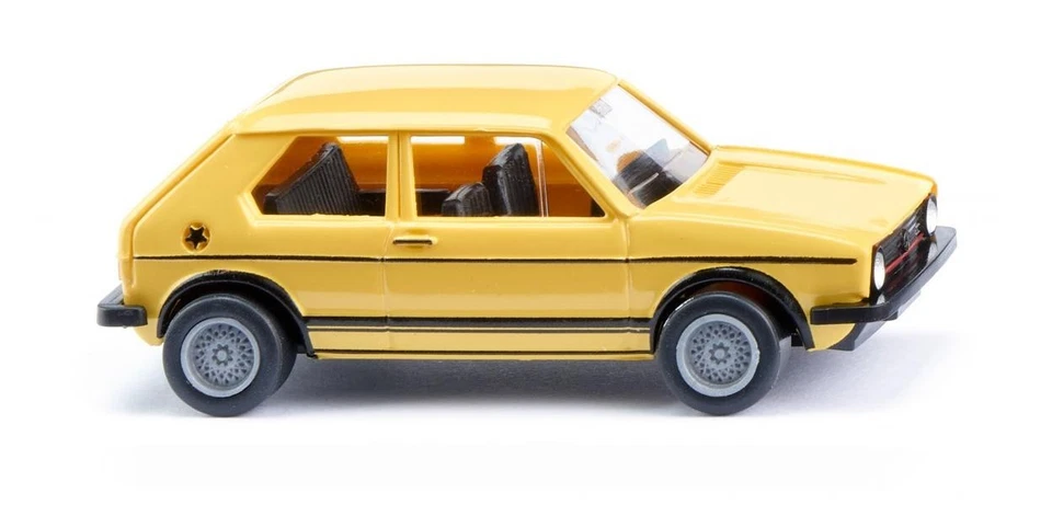 WIKING 004505  VolksWagen Golf I GTI colore giallo limone scala HO 1:87 - Immagine 1 di 1