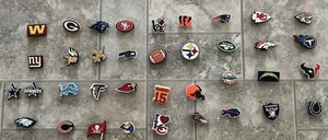 Croc Charms NFL Teams Jibbitz For All Teams Available Shoe $1.99 Each Pick Team! - Picture 1 of 65