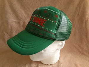 Red One Christmas Movie Green Mesh Promo Snapback Hat - Picture 1 of 7