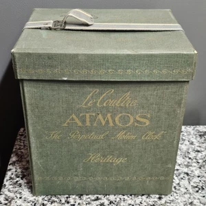 VINTAGE ORIGINAL JAEGER LE COULTRE PERPETUAL ATMOS MANTELUHR BOX - Bild 1 von 8