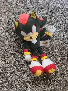 SONIC THE HEDGEHOG SHADOW PELUCHE 8" UFFICIALE TOMY SEGA T22356 - Foto 1 di 9