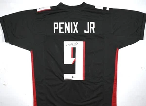 Michael Penix Jr. Autographed Black Pro Style Jersey - Beckett W Hologram *Black - Picture 1 of 3
