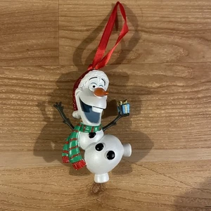Disney Parks Olaf Weihnachtsschmuck Frozen Schneemann tanzende Nikolausmütze & Schal - Bild 1 von 12