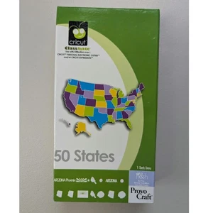 Neu Cricut Patrone 50 Staaten 29-0394 Amerika Capitols Flaggen Papier Basteln - Bild 1 von 5