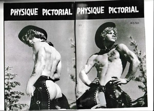 VINTAGE BEEFCAKE MAGAZINE "PHYSIQUE PICTORIAL #36" - MALE PHYSIQUE &GAY INTEREST - Picture 1 of 4
