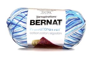 New Bernat Handicrafter Cotton Yarn DIY Crochet Crafts Anchor Away Ombre 12 oz - Picture 1 of 4