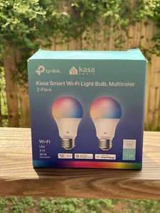 New TP-Link Kasa Smart Wi-Fi Light Bulb Multicolor KL125P2 - Picture 1 of 6