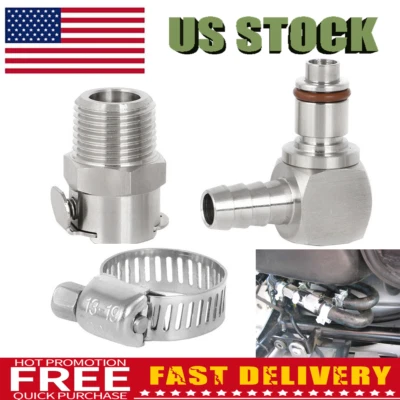 For BMW S1000R/RR 5/16" Gas Tank Fuel Line Hose Quick Release Disconnects Kit - Изображение 1 из 4