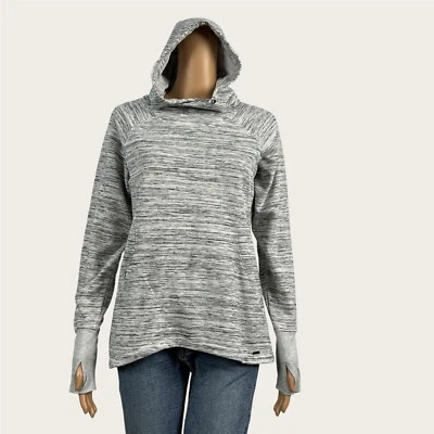 Avalanche Mujer MEDIANO Gris Negro Tinte Espacial Sudadera con Capucha Pullover Chaqueta Foto 1 de 4