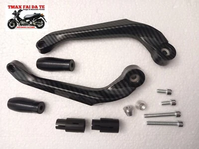PARALEVA PARA LEVA MOTO SCOOTER QUAD PROTEZIONE LEVE FRENO FRIZIONE CARBON LOOK  - Immagine 1 di 2