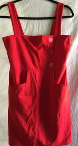Neu mit Etikett Asos Petites Damen KLEID ROT mit Taschen Größe 6P - Bild 1 von 10