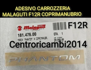 ADESIVO CARENA MALAGUTI F12R ORIGINALE CARROZZERIA COLORE ARGENTO PER CRUSCOTTO - Foto 1 di 2