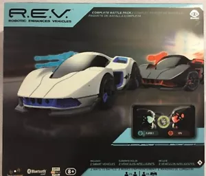 R.E.V. Robotic Enhanced Vehicles Complete Battle Pack Includes 2 Smart Cars New - Picture 1 of 1