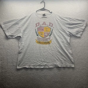 Vintage Papa Hemd Herren XXL grau 2xl University School Of Fatherism Baumwolle 1993 - Bild 1 von 19