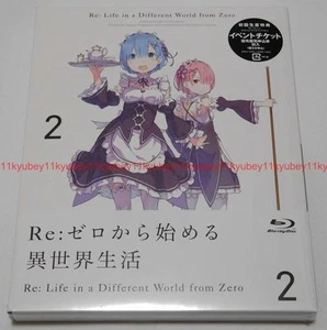 New Re: Life in a different world from zero Vol.2 Limited Edition Blu-ray Japan - Picture 1 of 6