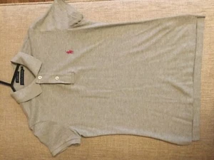 Ralph Lauren skinny Polo top Ladies Small, in grey with purple logo, worn once - Picture 1 of 5