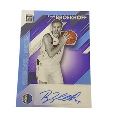 2019-20 Panini Donruss Optic Signature Series Purple Ryan Broekhoff Maverik Auto