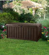 101 Gallon Heavy Duty Outdoor Plastic Patio Garden Yard Storage Resin Deck Box