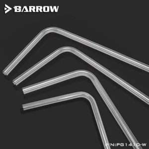 Barrow 4pcs/Lots PMMA/PETG Hard Tube OD12/14/16mm 90 Degrees Bending Rigid Tube - Picture 1 of 7
