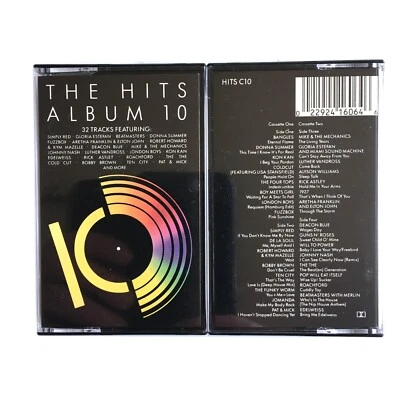The Hits Album 10 - Double Cassette - De La Soul, Bangles, Coldcut, Rick Astley - Image 1 of 3