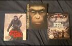 Planet Of The Apes Trilogy (Rise, Dawn, War) (Blu-Ray) Slipcovers Included