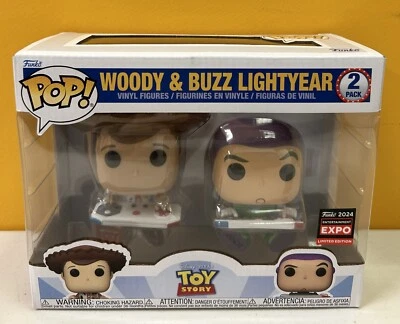 ⭐️ WOODY & BUZZ LIGHTYEAR 2pack Toy Story ⭐️ Funko Pop Figure ⭐️ BRAND NEW⭐️  - Image 1 of 4
