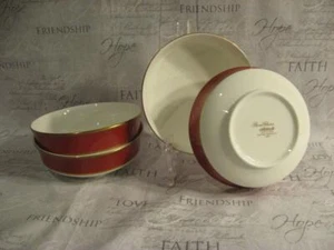 MIKASA BONE CHINA A6850 EGYPTIAN TERRACOTTA FRUIT / SAUCE BOWLS - FOUR - Picture 1 of 1
