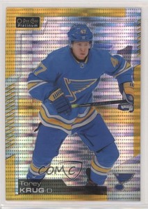 2020-21 O-Pee-Chee Platinum Seismic Gold /50 Torey Krug #99